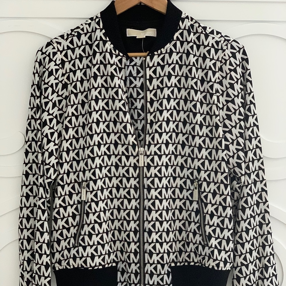 Michael Kors jacket with silver zipper